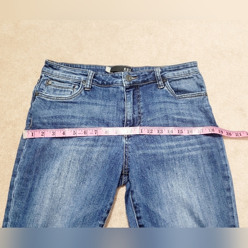 KUT From The Kloth Catherine High Rise Boyfriend Jeans Women’s Size 8 Stretch - Picture 8 of 14
